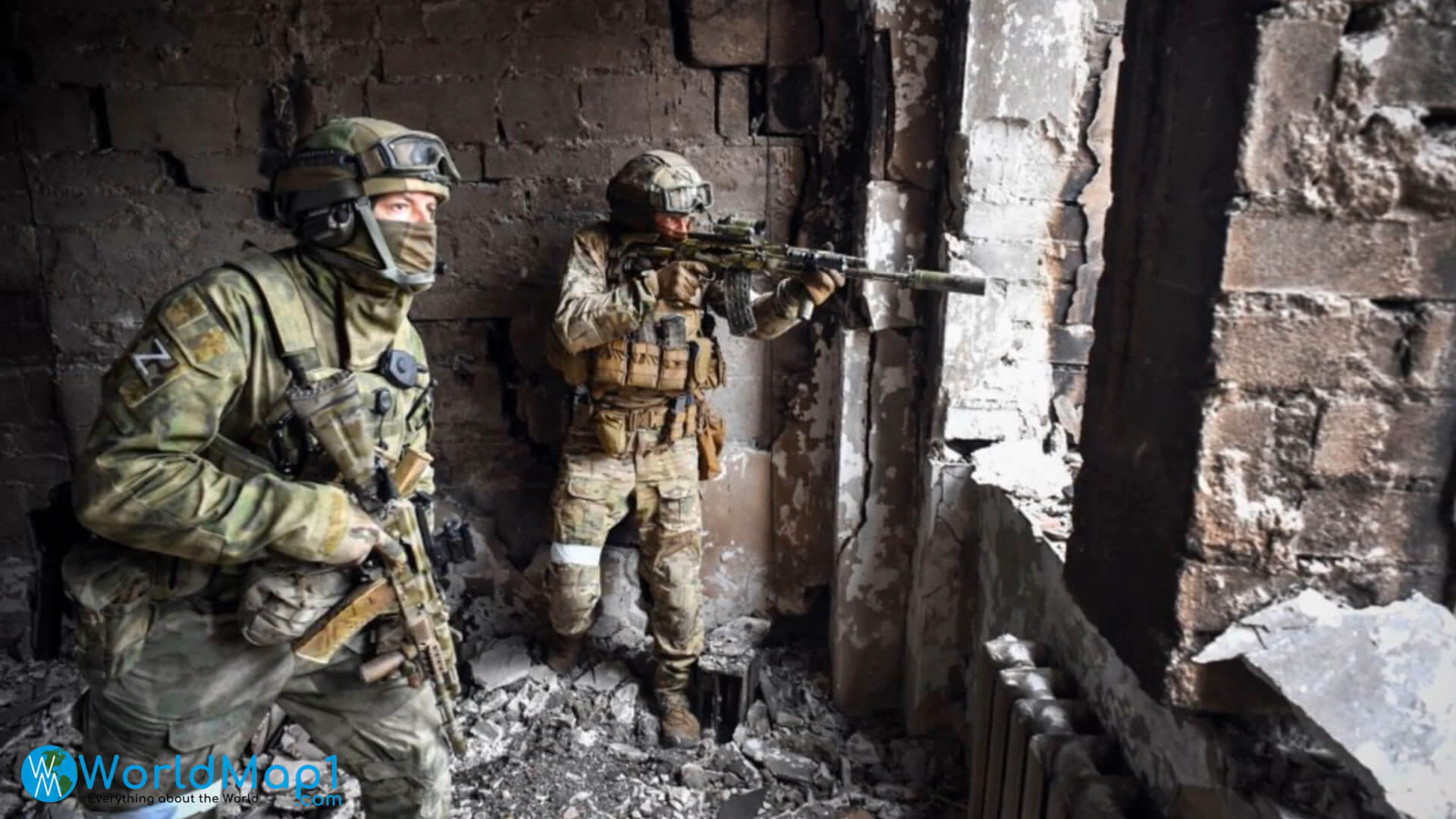 Ukranian Fighters in Mariupol